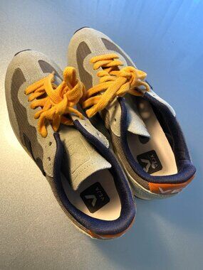 Veja Rio Branco Ripstop Sneaker Trainers Khaki Green Grey Orange Like NEW 6 / 37